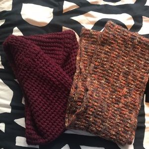 Infinity winter scarfs
